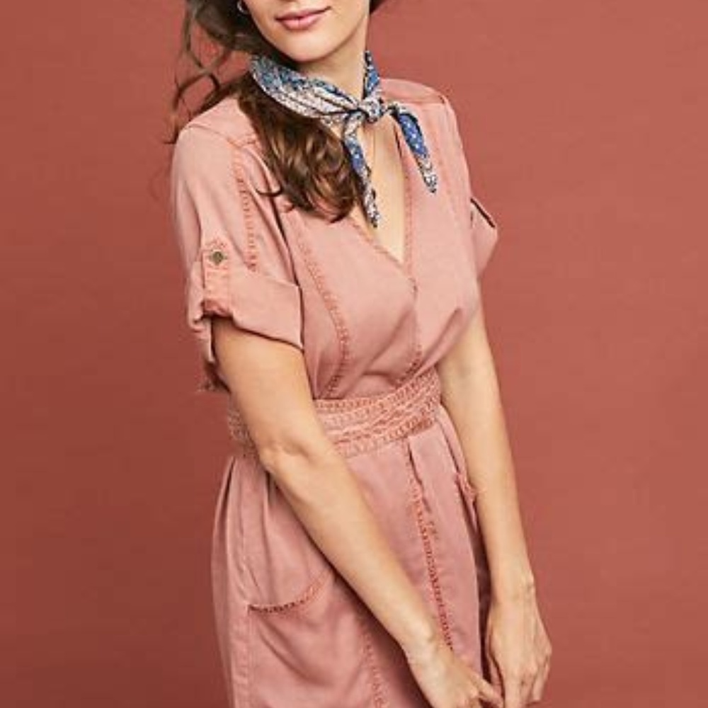 Pilcro and The Letterpress Shirt Dress With Pocket